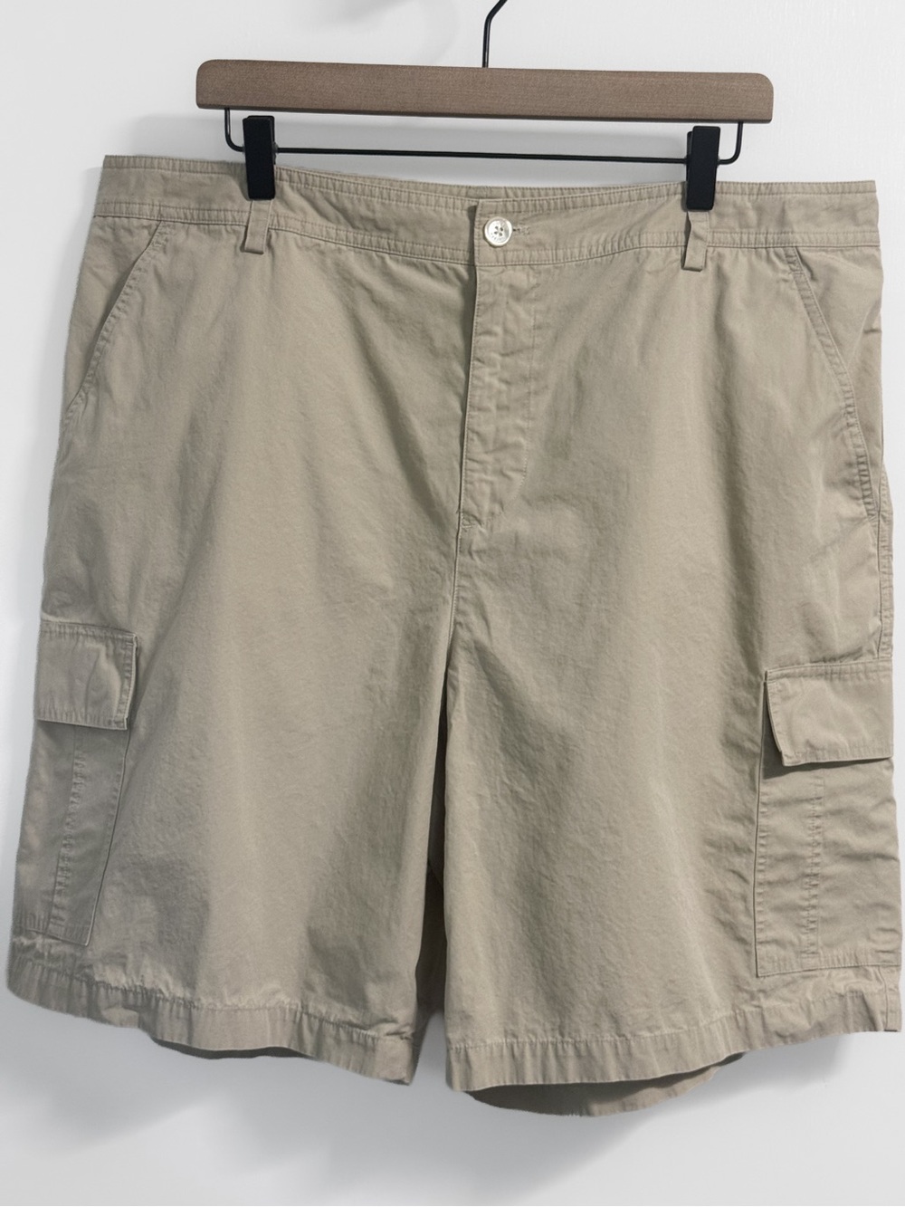 Lauren Ralph Lauren Cargo Shorts Tan 20W Plus Size 100% Cotton
